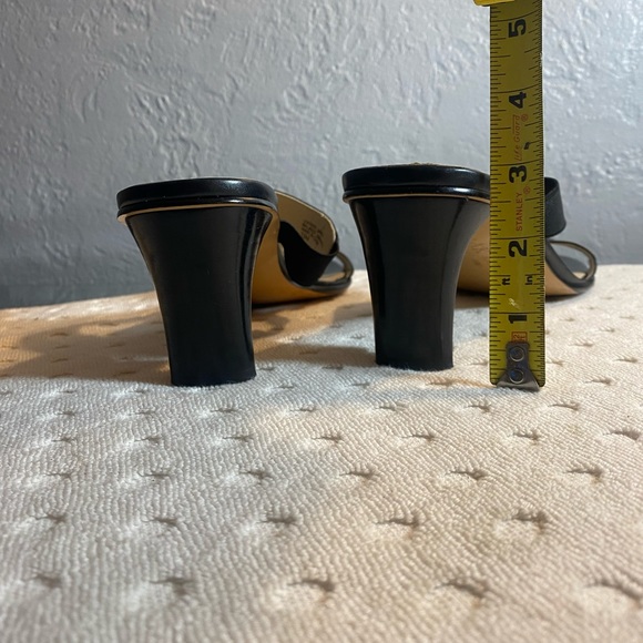 ANNE KLIEN Black T-Strap Mule - Picture 14 of 16